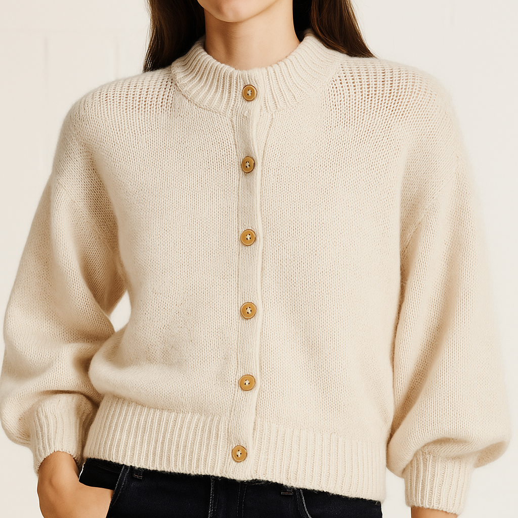 Oversized cardigan knitted sweater