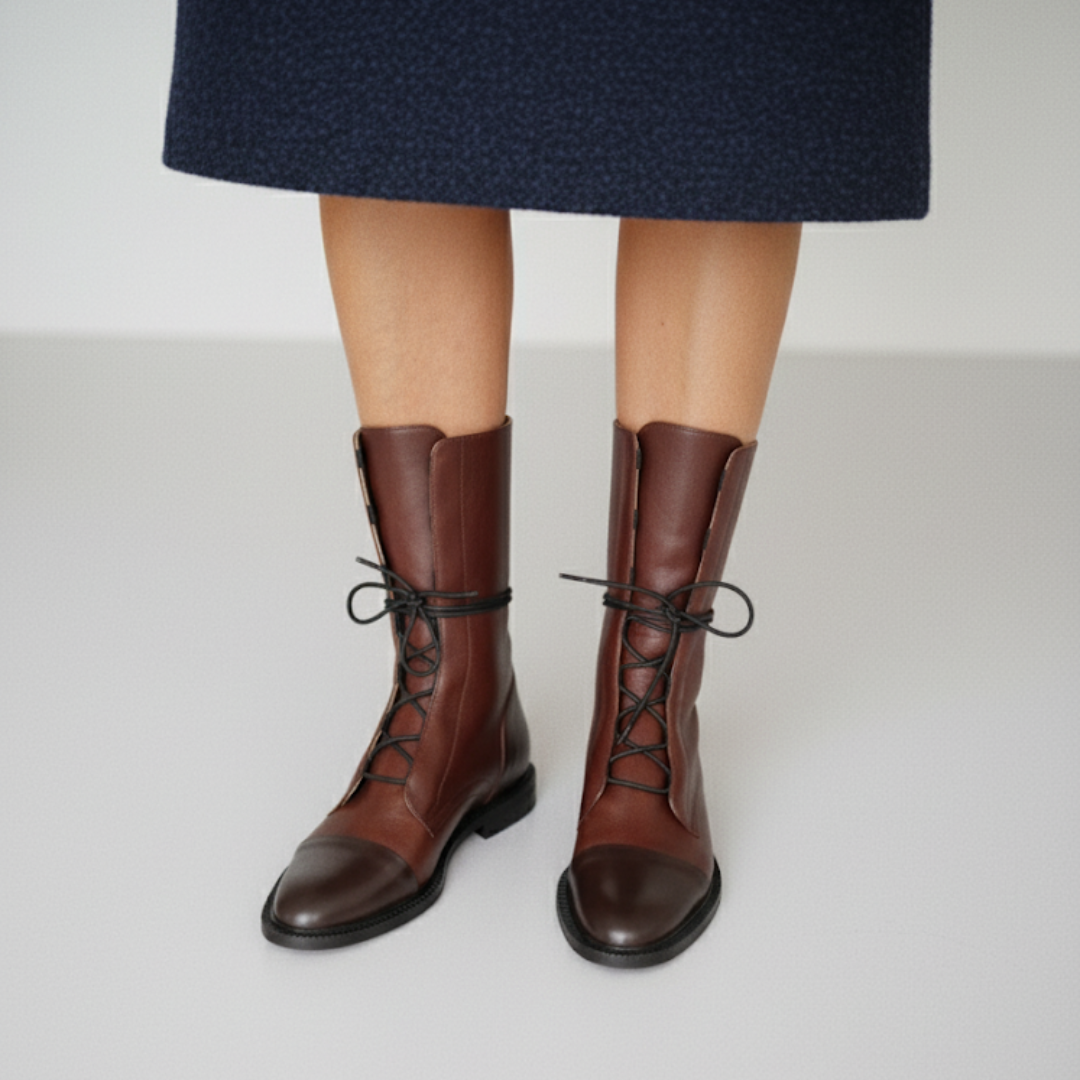 Elowyn | Classic Lace-Up Boots