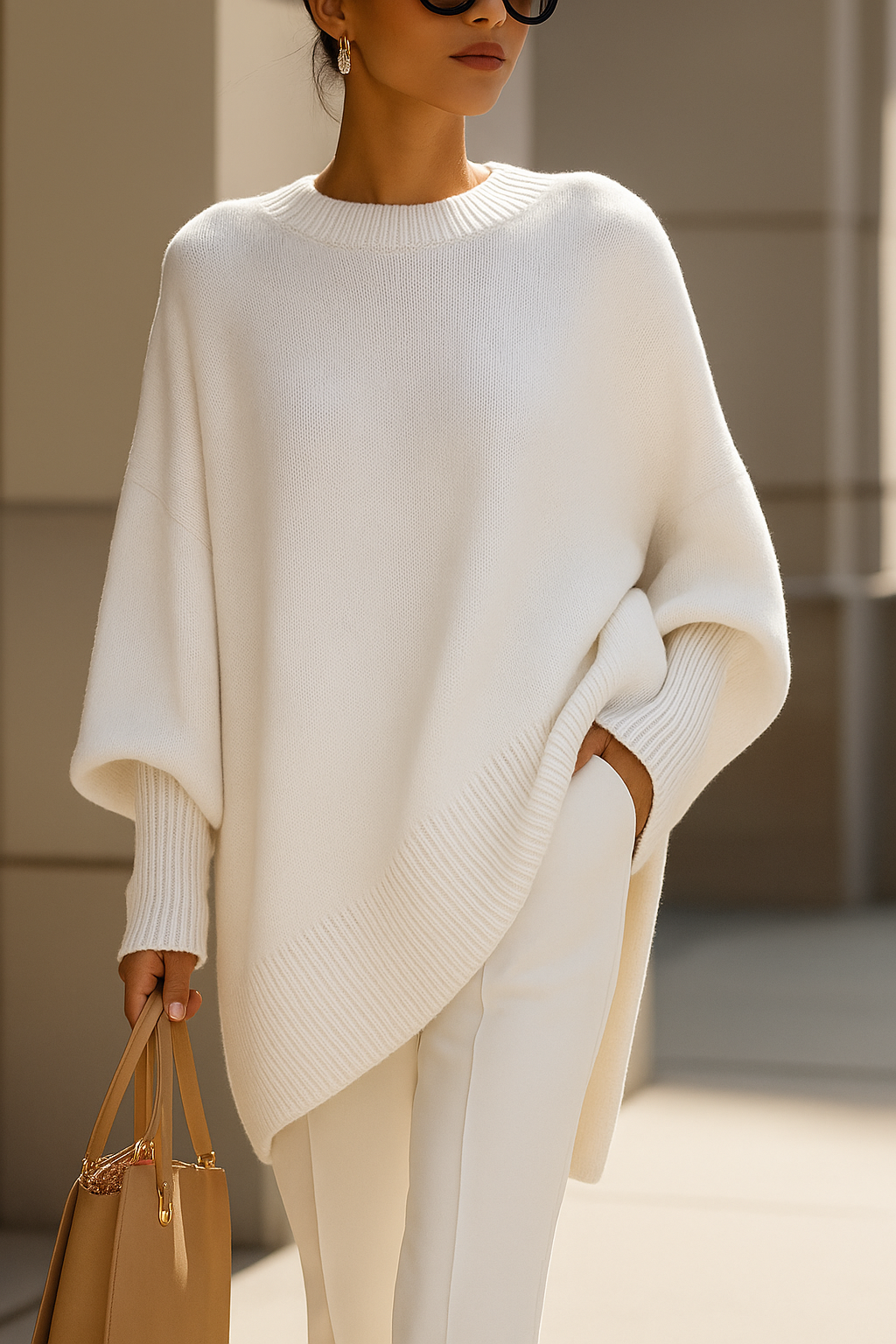 Effortless Elegance Oversized Poncho