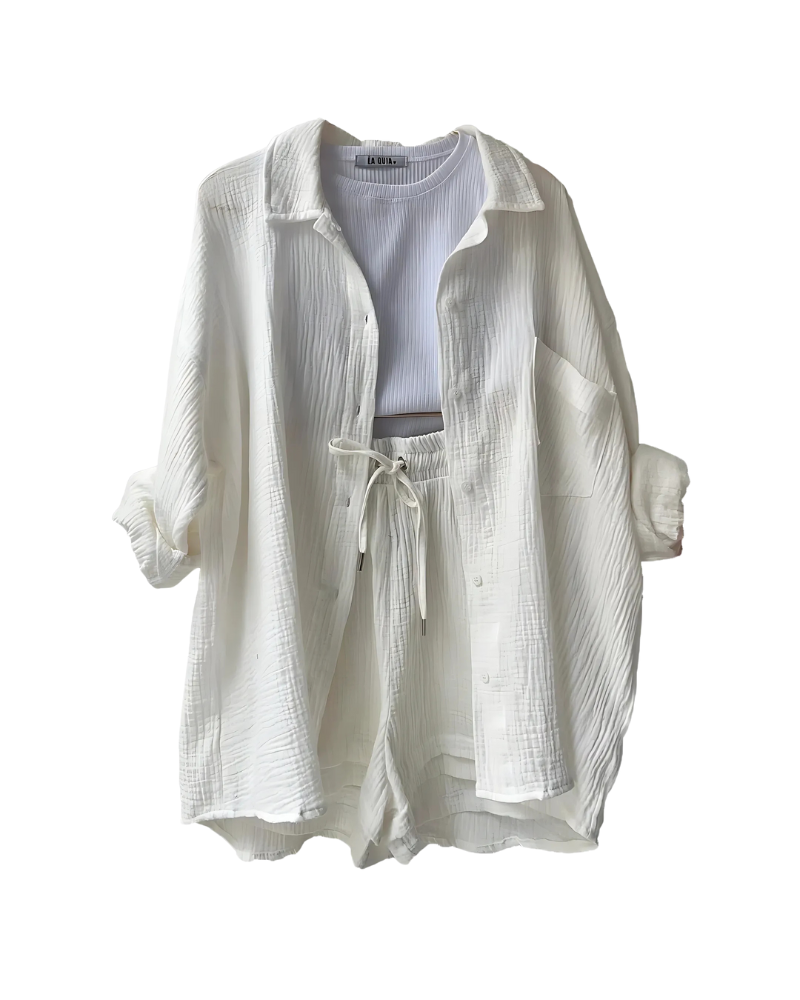 Phoebe | Cotton Shorts Set