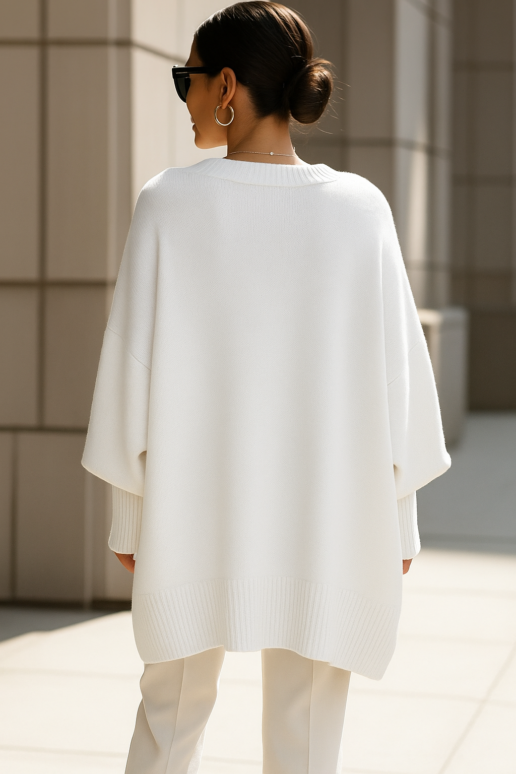 Effortless Elegance Oversized Poncho