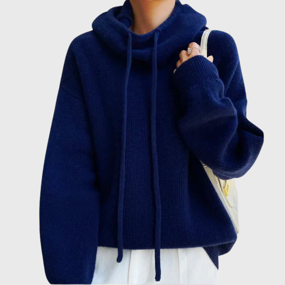 Eirwen | Drawstring Turtleneck Sweater