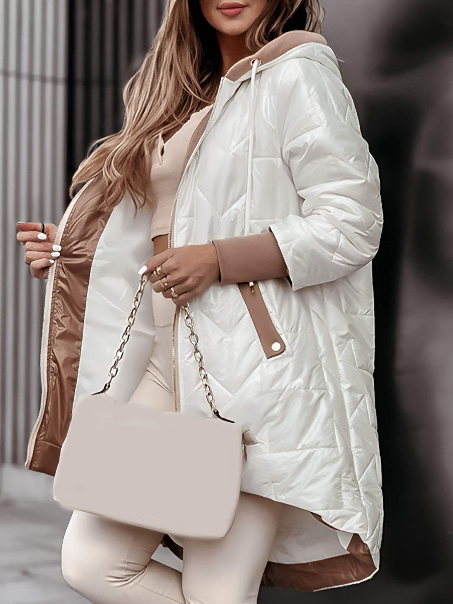Eleanor | Quilted Hooded Coat